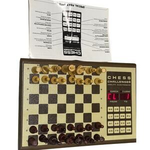 Vintage Fidelity Chess Challenger Electronic Chess Computer Complete Works